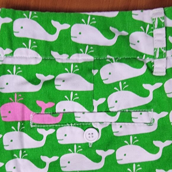 MacBeth Collection by Margaret Josephs "Oh Whale" Cotton Jean Shorts - S - Picture 8 of 12